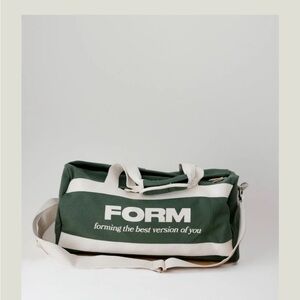 Green and White Women's Bag
